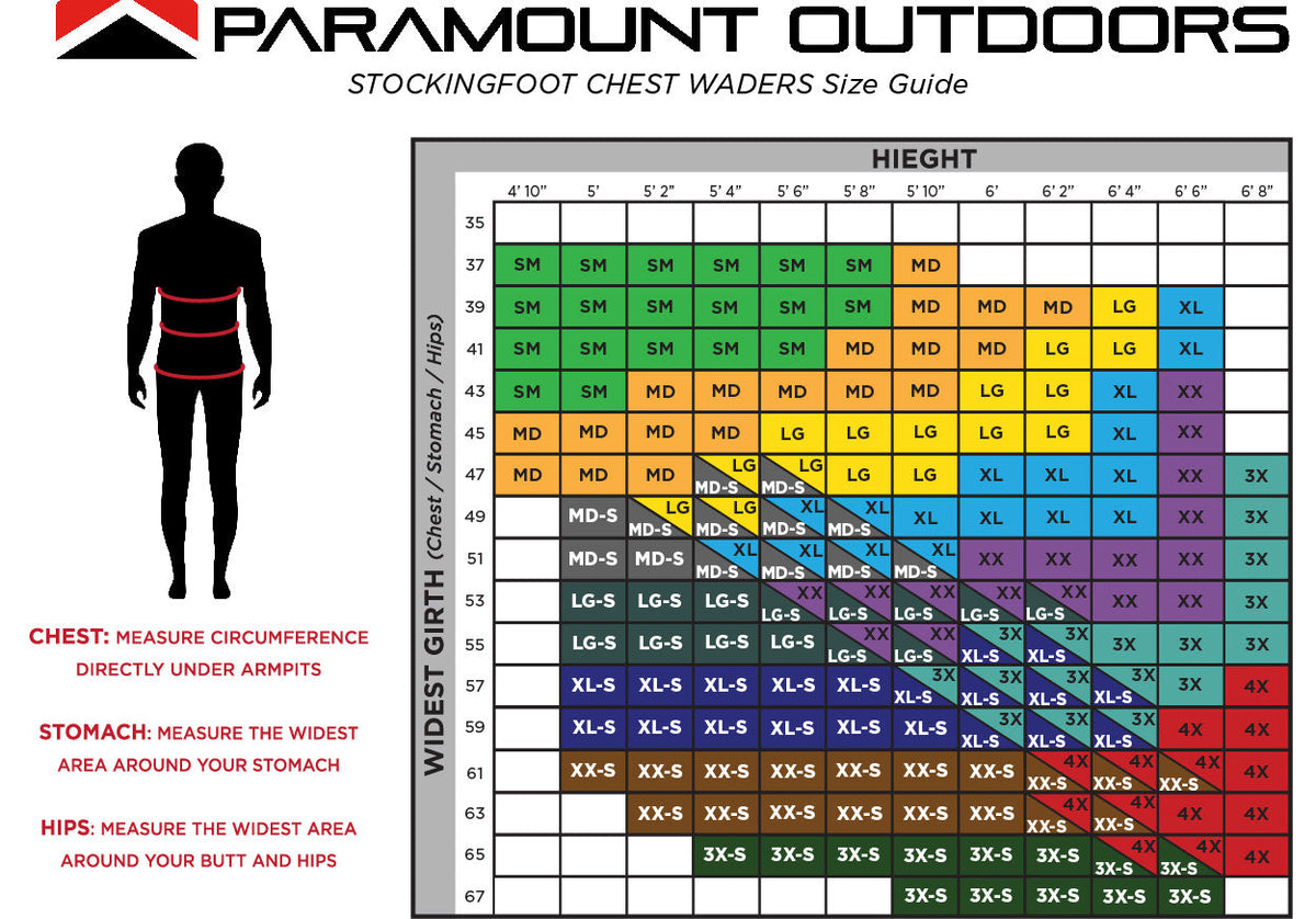 Paramount Meridian Zippered Chest Wader