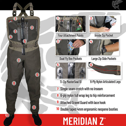 Paramount Meridian Zippered Chest Wader