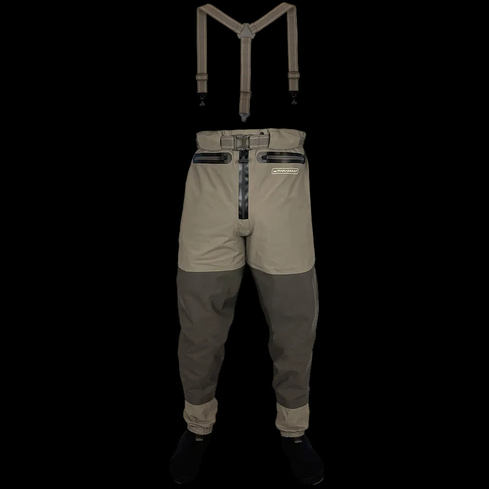 Paramount Slate Zippered Waist-High Guide Pant
