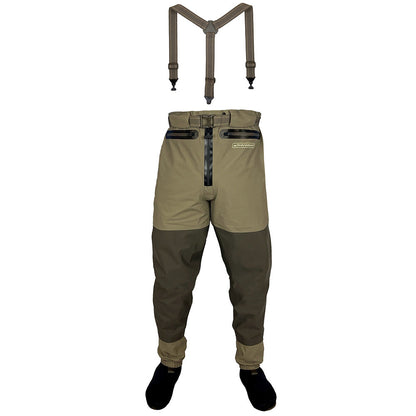 Paramount Slate Zippered Waist-High Guide Pant