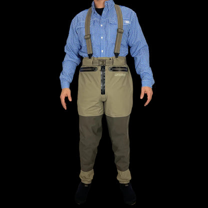 Paramount Slate Zippered Waist-High Guide Pant
