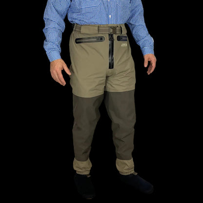 Paramount Slate Zippered Waist-High Guide Pant