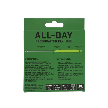 Cheeky All-Day Freshwater Fly Line