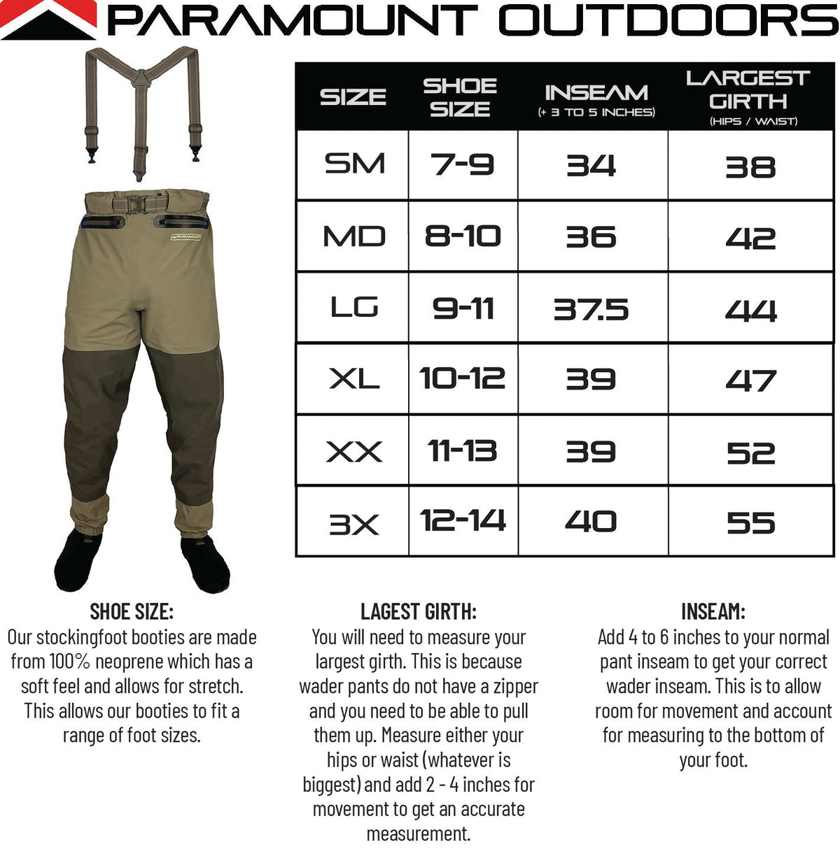 Paramount Slate Waist-High Guide Pant