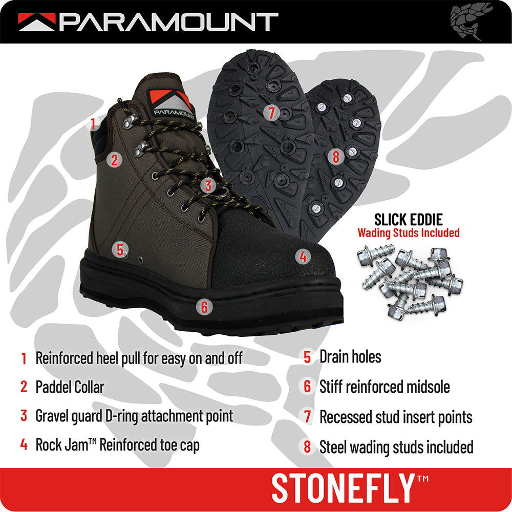Paramount Stonefly Cleated Wading Boot